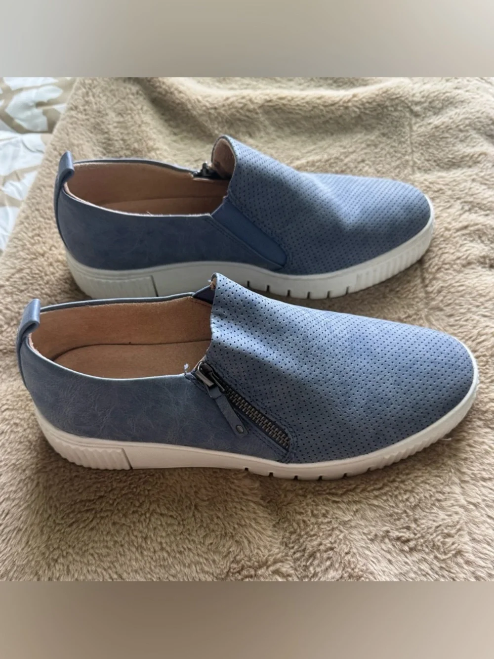SOUL Naturalizer Turner Slip-On Blue Zip 8